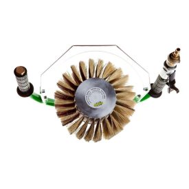 Kétkezes komplett kefés csiszolószerszám burkolattal