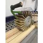 Polishstyl kétkezes kefés csiszolószerszám védőburkolattal – ipari használat